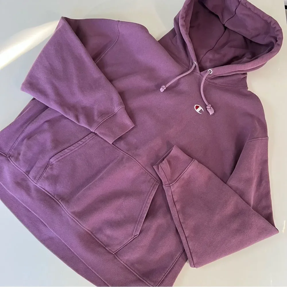 Champion Classic Purple Reverse Weave French Terry Hoodie - Picture 2 of 12